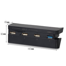 Load image into Gallery viewer, 2 PCS PS4 Slim Extend USB Adapter Accessories for Play Station 4 Slim Console USB HUB 3.0 High Speed, for PS4 Slim