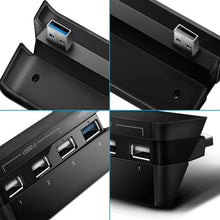Load image into Gallery viewer, 2 PCS PS4 Slim Extend USB Adapter Accessories for Play Station 4 Slim Console USB HUB 3.0 High Speed, for PS4 Slim