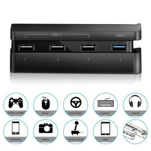 Load image into Gallery viewer, 2 PCS PS4 Slim Extend USB Adapter Accessories for Play Station 4 Slim Console USB HUB 3.0 High Speed, for PS4 Slim