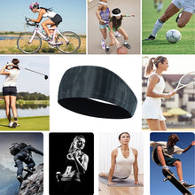 Load image into Gallery viewer, Absorbent Cycling Yoga Sport Sweat Headband Men Sweatband For Men and Women Yoga Hair Bands Head Sweat Bands Sports Safety
