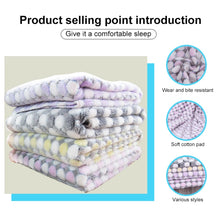 Load image into Gallery viewer, Soft Flannel Pet Blanket Dots Printed Breathable Bed Mat Warm Pet Sleeping Cushion Cover for Pet Dog Cat, S, M, L