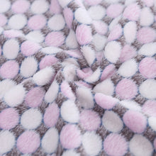 Load image into Gallery viewer, Soft Flannel Pet Blanket Dots Printed Breathable Bed Mat Warm Pet Sleeping Cushion Cover for Pet Dog Cat, S, M, L