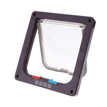 Load image into Gallery viewer, Pet Door 4 Ways Lockable Security Flap Door for Dog Cat Kitten Wall Mount Door Animal Small Pet Cat Dog Gate Door, S, M, L