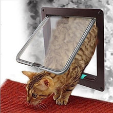 Load image into Gallery viewer, Pet Door 4 Ways Lockable Security Flap Door for Dog Cat Kitten Wall Mount Door Animal Small Pet Cat Dog Gate Door, S, M, L