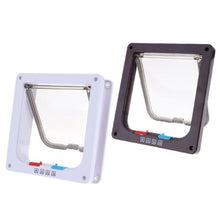 Load image into Gallery viewer, Pet Door 4 Ways Lockable Security Flap Door for Dog Cat Kitten Wall Mount Door Animal Small Pet Cat Dog Gate Door, S, M, L