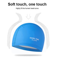 Load image into Gallery viewer, PU Coated Waterproof Enlarged Swimming Cap for Adult Men and Women