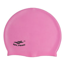 Load image into Gallery viewer, Adult Solid Color Waterproof Silicone Swimming Cap