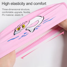 Load image into Gallery viewer, Children Swimming Cap PU Printed Cute Dolphin Pattern Elastic Swimming Cap