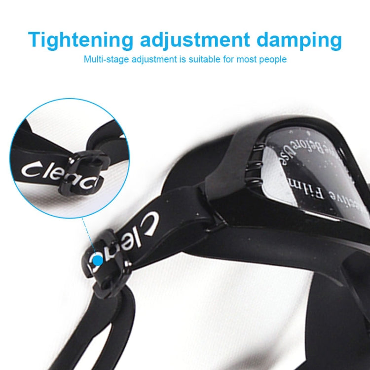 SG9017 Waterproof and Anti-fog Adult High-definition Large Frame Swimming Goggles for Men and Women