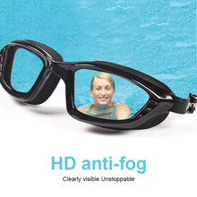Load image into Gallery viewer, SG9017 Waterproof and Anti-fog Adult High-definition Large Frame Swimming Goggles for Men and Women