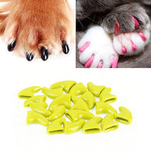 Load image into Gallery viewer, 20 PCS Silicone Soft Cat Nail Caps / Cat Paw Claw / Pet Nail Protector/Cat Nail Cover, XS, S, M, L