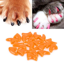 Load image into Gallery viewer, 20 PCS Silicone Soft Cat Nail Caps / Cat Paw Claw / Pet Nail Protector/Cat Nail Cover, XS, S, M, L