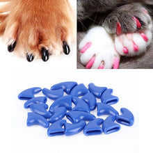 Load image into Gallery viewer, 20 PCS Silicone Soft Cat Nail Caps / Cat Paw Claw / Pet Nail Protector/Cat Nail Cover, XS, S, M, L