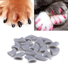 Load image into Gallery viewer, 20 PCS Silicone Soft Cat Nail Caps / Cat Paw Claw / Pet Nail Protector/Cat Nail Cover, XS, S, M, L