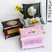 Load image into Gallery viewer, Classic Dressing Table Rotating Girl Music Box With Mirror Drawer Music Box