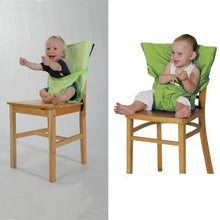 Load image into Gallery viewer, Baby Portable Seat Kids Chair Travel Foldable Washable Infant Dining Seat Cover Safety Belt