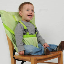 Load image into Gallery viewer, Baby Portable Seat Kids Chair Travel Foldable Washable Infant Dining Seat Cover Safety Belt