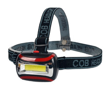 Load image into Gallery viewer, 2 PCS 3W Portable Mini COB LED Headlamp Head Lamp Torch with 3 Lighting Modes