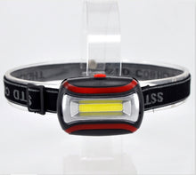 Load image into Gallery viewer, 2 PCS 3W Portable Mini COB LED Headlamp Head Lamp Torch with 3 Lighting Modes