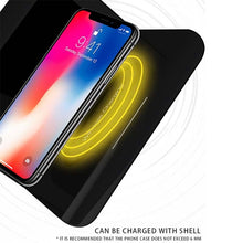 Load image into Gallery viewer, 10W QI Universal Multi-function Mobile Phone Wireless Charger with Alarm Clock &amp; Time / Calendar / Temperature Display, RT1 10W (Black)