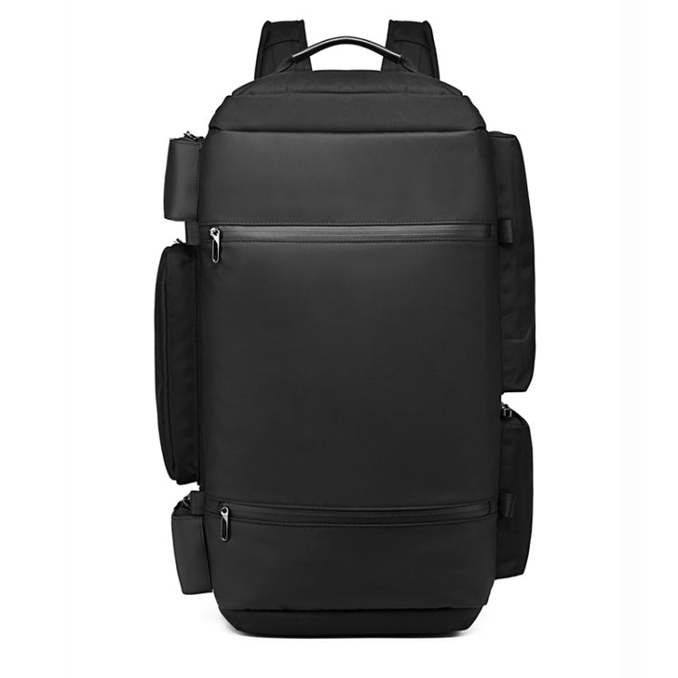 Ozuko 9326 Men Outdoor Multifunctional Anti-theft Backpack Sports Waterproof Travel Shoulders Bag with External USB Charging Port