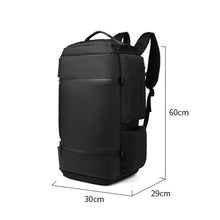 Load image into Gallery viewer, Ozuko 9326 Men Outdoor Multifunctional Anti-theft Backpack Sports Waterproof Travel Shoulders Bag with External USB Charging Port