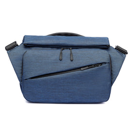 Ozuko 9349 Multifunctional Waterproof Men Messenger Bag with External USB Charging Port