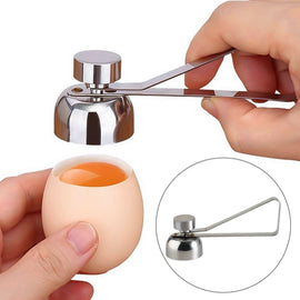 Metal Egg Scissors Egg Topper Cutter Shell Opener Stainless Steel Boiled Raw Egg Creative Kitchen Tools, Egg Topper