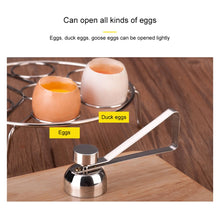Load image into Gallery viewer, Metal Egg Scissors Egg Topper Cutter Shell Opener Stainless Steel Boiled Raw Egg Creative Kitchen Tools, Egg Topper