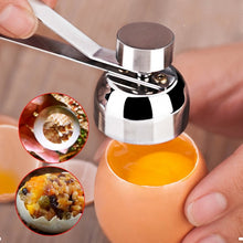 Load image into Gallery viewer, Metal Egg Scissors Egg Topper Cutter Shell Opener Stainless Steel Boiled Raw Egg Creative Kitchen Tools, Egg Topper