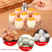 Load image into Gallery viewer, Metal Egg Scissors Egg Topper Cutter Shell Opener Stainless Steel Boiled Raw Egg Creative Kitchen Tools, Egg Topper