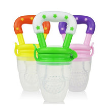 Load image into Gallery viewer, 3 PCS Portable Baby Infant Food Nipple Feeder Silicone Pacifier Silicone Baby Soother, Random Color, Baby Soother, Size:M, Baby Soother, Size:L