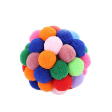 Load image into Gallery viewer, 3 PCS Colorful Handmade Bells Cat Bouncy Ball Pet Toy, L, M, S