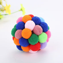 Load image into Gallery viewer, 3 PCS Colorful Handmade Bells Cat Bouncy Ball Pet Toy, L, M, S