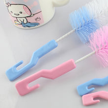Load image into Gallery viewer, 2 Sets Baby Nipple Milk Bottle Cup 360 Degree Sponge Cleaner Pacifier Brush, Random Color Delivery, Milk Bottle Cup