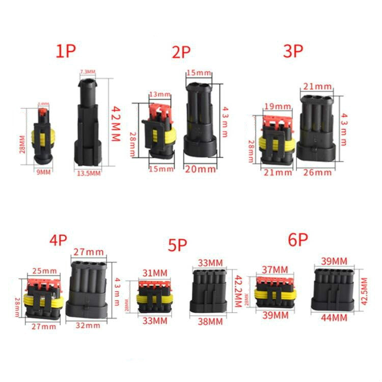274 PCS / Box Car Waterproof Connector Multi-Function Cable Terminal Line, Car Multi-Function Cable Terminal Line