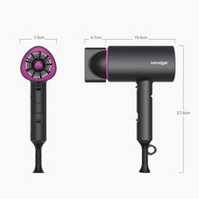 Load image into Gallery viewer, Mingge T1 T Style 1800W High-power Cold Hot Air Wind Fast Drying Folding Hair Dryer, EU Plug, US Plug, UK Plug