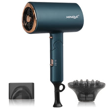 Load image into Gallery viewer, Mingge T1 T Style 1800W High-power Cold Hot Air Wind Fast Drying Folding Hair Dryer, EU Plug, US Plug, UK Plug