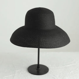 Big Eaves Straw Hat  Female Summer Sunscreen Basin Hat Beach Vacation Sunhat Fisherman Hat