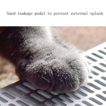 Load image into Gallery viewer, Cat Litter Box Semi-closed Square Feces Basin Pet Toilet, Small, Large, Large  Pink, Large  Gray