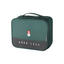 Load image into Gallery viewer, Thickened Large-Capacity Multifunctional Medicine Box Family Portable Storage Bag, Green, Gray, Pink