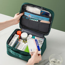 Load image into Gallery viewer, Thickened Large-Capacity Multifunctional Medicine Box Family Portable Storage Bag, Green, Gray, Pink