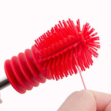 Load image into Gallery viewer, Washing Cleaning Rotary Handle Long Handle Scrubbing Feeding-bottle Brush
