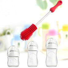 Load image into Gallery viewer, Washing Cleaning Rotary Handle Long Handle Scrubbing Feeding-bottle Brush