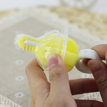 Load image into Gallery viewer, 5 PCS 360 Degree Rotating Sponge yellow Baby Nipple Brush Babies Teat Cleaning Feeding Bottle Brushes Infant Pacifier Cleaner, Bottle Brushes