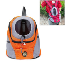 Load image into Gallery viewer, Outdoor Pet Dog Carrier Bag Front Bag Double Shoulder Portable Travel Backpack Mesh Backpack Head, S, L