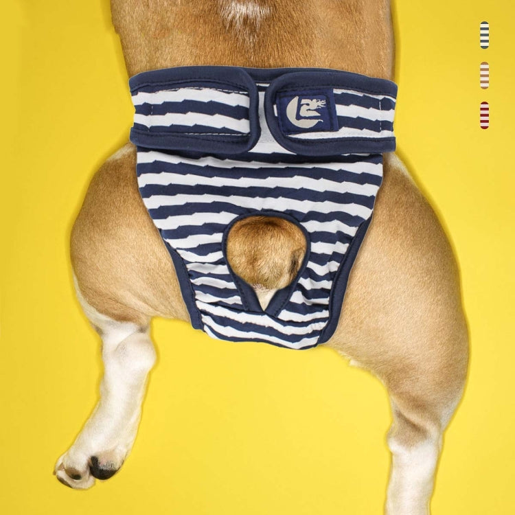 Pet Striped Physiological Pants Dog Menstrual Pants, S, M, L, XL, XXL