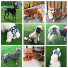 Load image into Gallery viewer, Pet Striped Physiological Pants Dog Menstrual Pants, S, M, L, XL, XXL