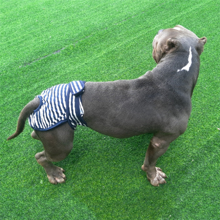 Pet Striped Physiological Pants Dog Menstrual Pants, S, M, L, XL, XXL