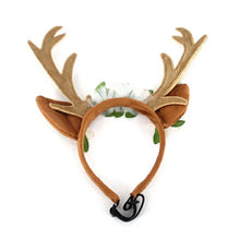 Load image into Gallery viewer, Christmas Pet Accessories Dog Hairpin Cat Ornament Christmas Antler Headband, S, M, L